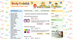 Desktop Screenshot of hracky-predeti.sk